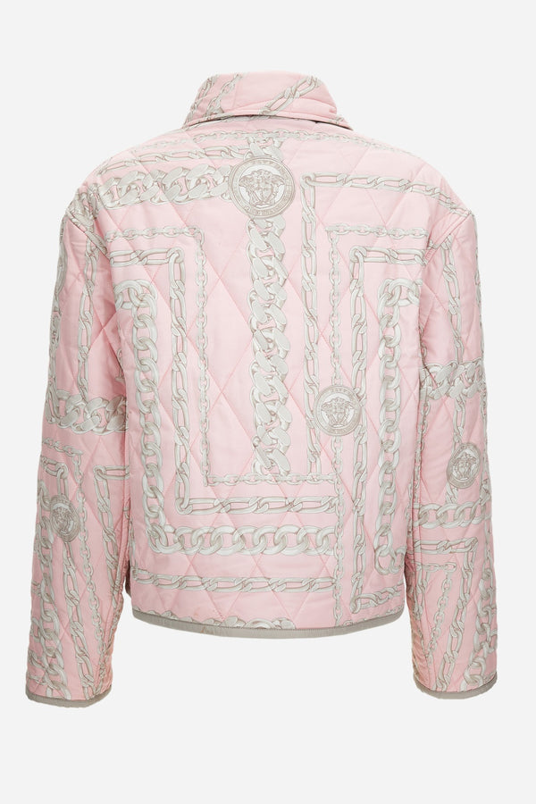 Blouson In Poly Medusa Chain Allover Printed Reversible