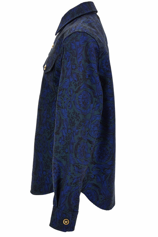 Informal Shirt In Barocco Jacquard Fabric