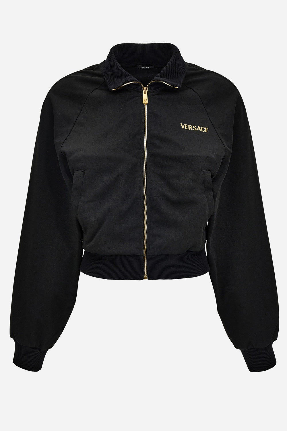 Sweatshirt In Technical Jersey With Medusa Embroidery