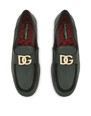 CALFSKIN LOAFERS WITH DG LOGO