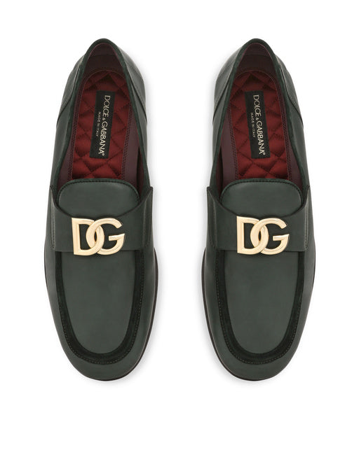 CALFSKIN LOAFERS WITH DG LOGO