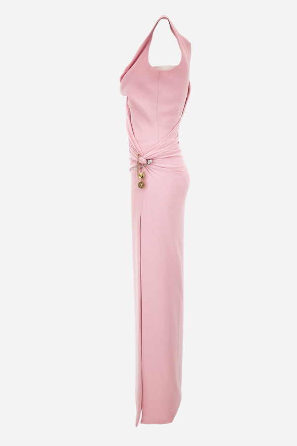 Gown In Silk Cady