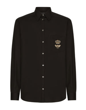 MARTINI COTTON SHIRT WITH EMBROIDERY