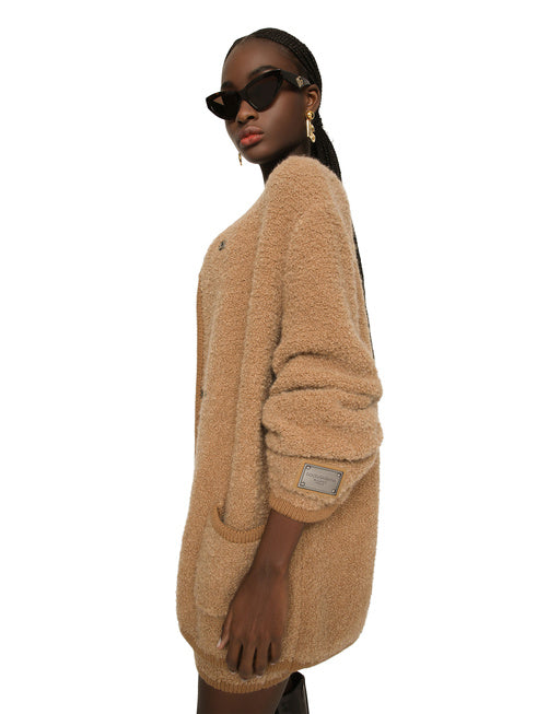 DOUBLE-BREASTED CASHMERE AND ALPACA WOOL JACKET