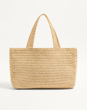 Borsa Shopping Grande Valentino Garavani Viva Superstar In Rafia