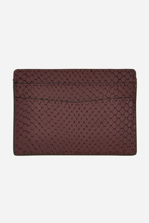 Icon Card Holder In Printed Ayers Calf Leather