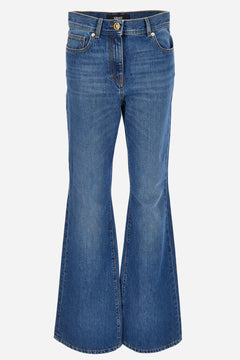Pant Denim In Stone Wash Denim Fabric