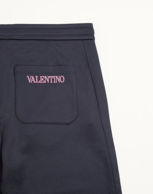 Pantalone In Jersey Con Stampa Valentino Neon Universe 
