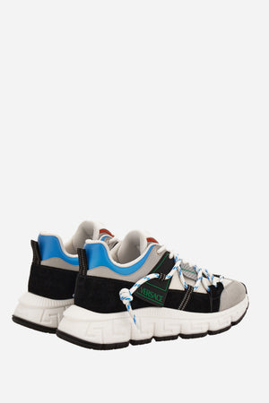 Urban Hike Sneaker In Split Leather-Fabric-Calf Leather