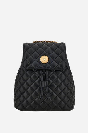 Icon Mini Backpack In Quilted Lamb Leather