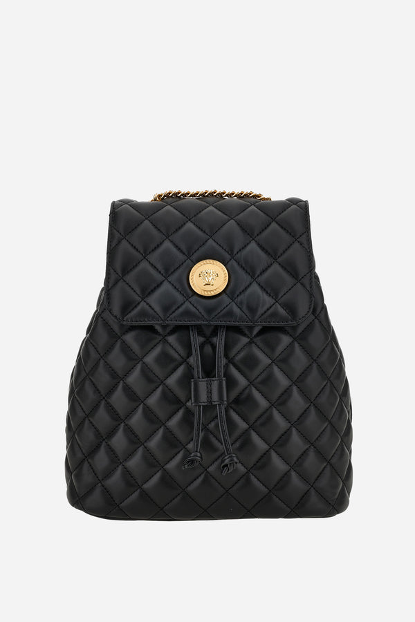 Icon Mini Backpack In Quilted Lamb Leather