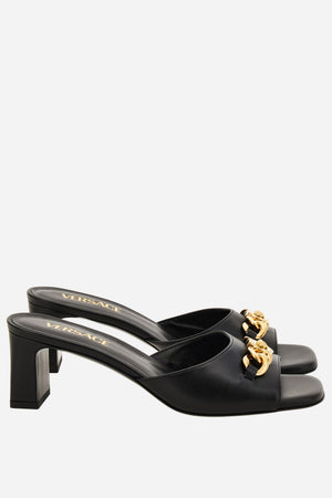 Icon Chain Mule  In Calf Leather