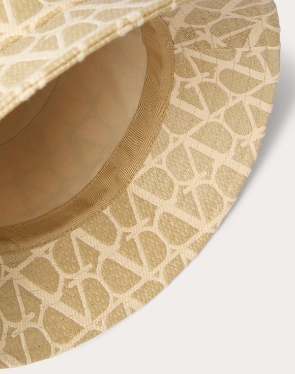 Cappello Bucket Toile Iconographe In Rafia 