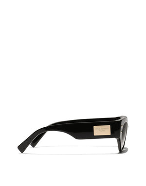 DG LOGO PLAQUE SUNGLASSES