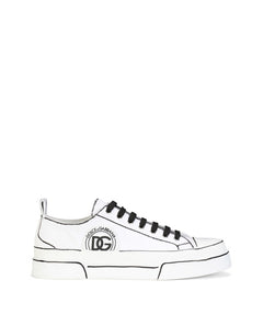 HAND-PAINTED CANVAS PORTOFINO LIGHT SNEAKERS