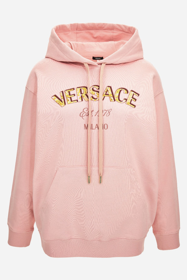 Sweatshirt In Fabric Sweatshirt Print Versace Milano Barocco 92