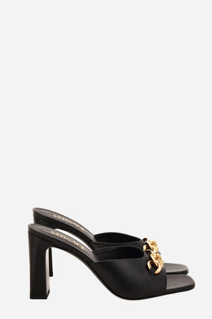Icon Chain Mule  In Calf Leather