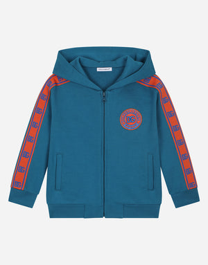 JERSEY HOODIE WITH DG LOGO BAND