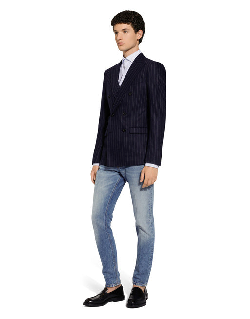 STRIPED POPLIN MARTINI-FIT SHIRT
