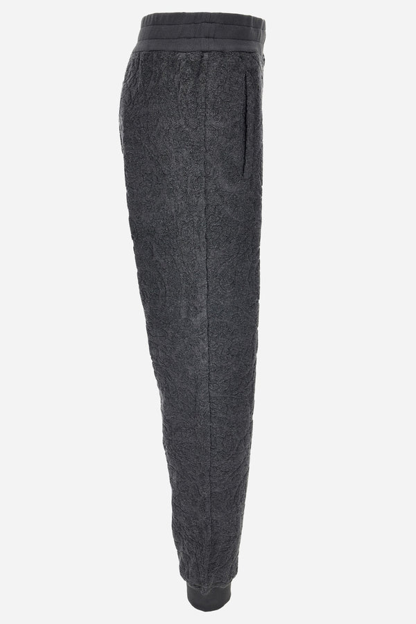 Sweatpant In Baroque Towel Stitch Jacquard Fabric