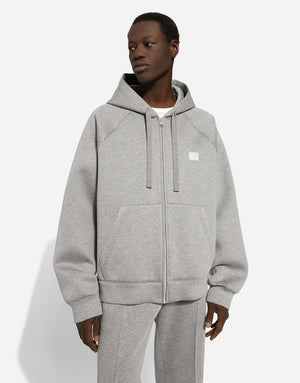 ZIP-UP HOODIE WITH TAG