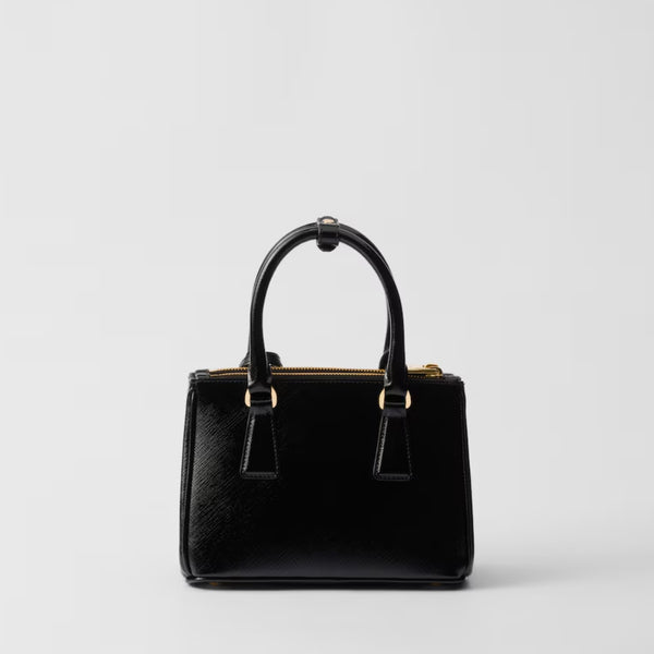 Galleria Mini Saffiano Vernice Black