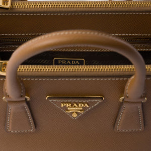 Galleria Mini Saffiano Caramel