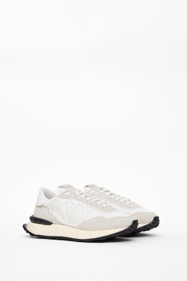 SNEAKER NETRUNNER IN TESSUTO E PELLE SCAMOSCIATA