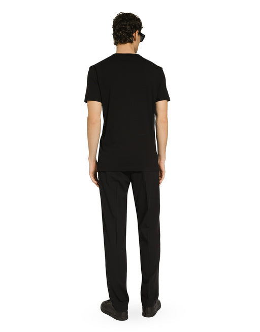 SHORT-SLEEVE COTTON T-SHIRT WITH DG PRINT