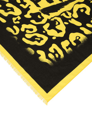 NEON LEOPARD-PRINT COTTON SARONG (110 X 190)