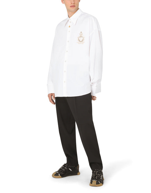 COTTON SHIRT WITH DG PATCH
