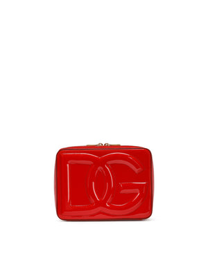 MEDIUM PATENT LEATHER DG LOGO BAG CAMERA BAG