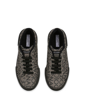 PORTOFINO SNEAKERS IN COATED JACQUARD LOGO