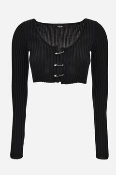 Knit Sweater In Wool And Viscose Vanise'