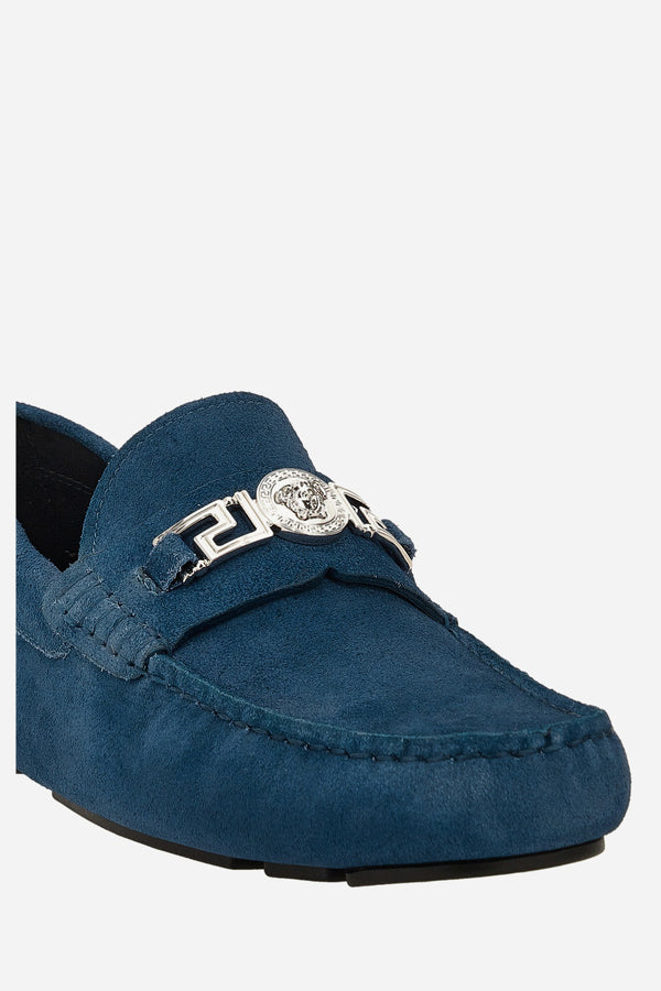 La Greca Driver In Suede-Enamel Hw