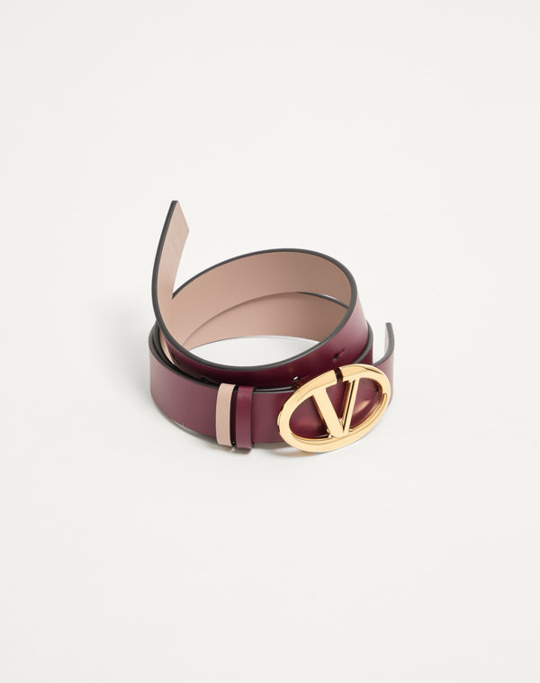 Cintura Reversibile Vlogo The Bold Edition In Vitello 30 Mm