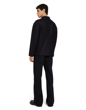 SINGLE-BREASTED WOOL JACKET