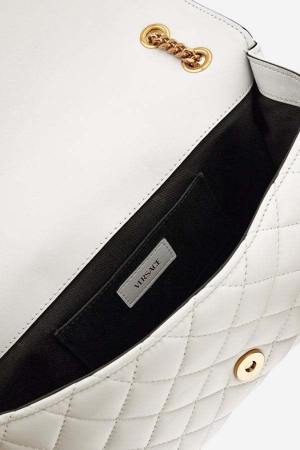 Icon Md Shoulder Bag In Quilted Lamb Leather