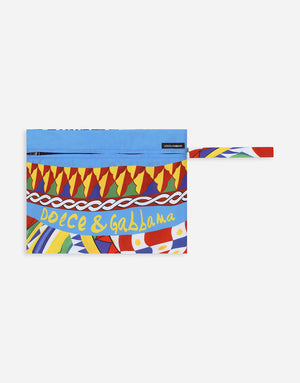 MID-LENGTH SWIM TRUNKS WITH CARRETTO PRINT