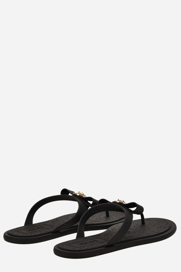 Gianni Ribbon Slides In Rubber