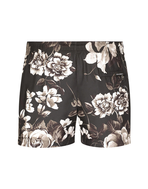 SWIM SHORTS WITH FLORAL PRINT