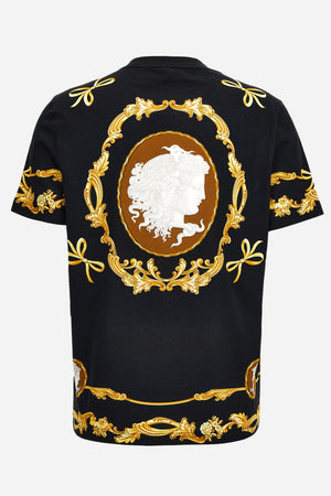 T-Shirt In Medusa Cameo Print On Responsible Cotton Jersey