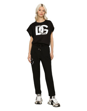 JOGGING PANTS WITH DG LOGO PATCH