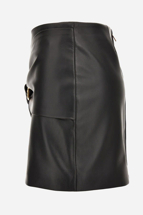 Skirt Leather In Lamb