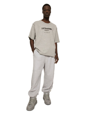 COTTON INTERLOCK T-SHIRT WITH LOGO PRINT