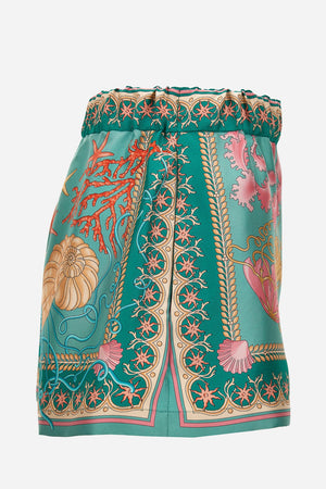 Shorts In Underwater Barocco Foulard On Silk Twill