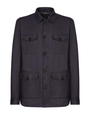 LINEN SAFARI JACKET