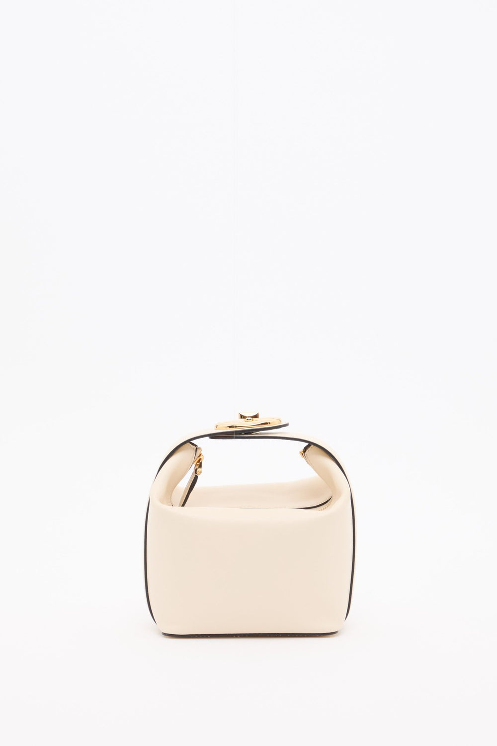 MINI BORSA A MANO VLOGO THE BOLD EDITION IN NAPPA