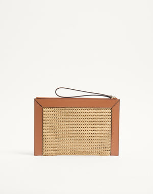 Pouch Vlogo The Bold Edition In Rafia