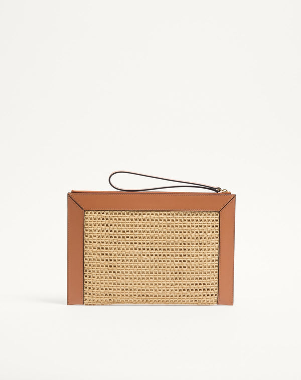Pouch Vlogo The Bold Edition In Rafia